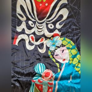 Unique Bejing Opera Silk Banner